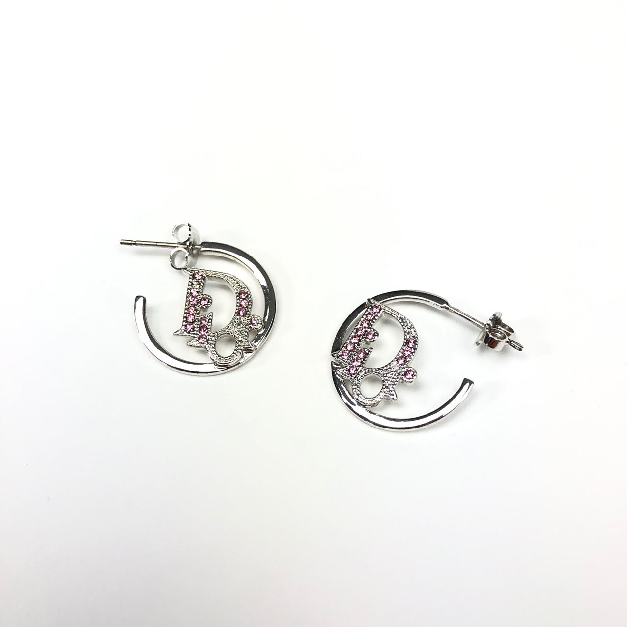 Christian Dior Monogram Hoop Earrings