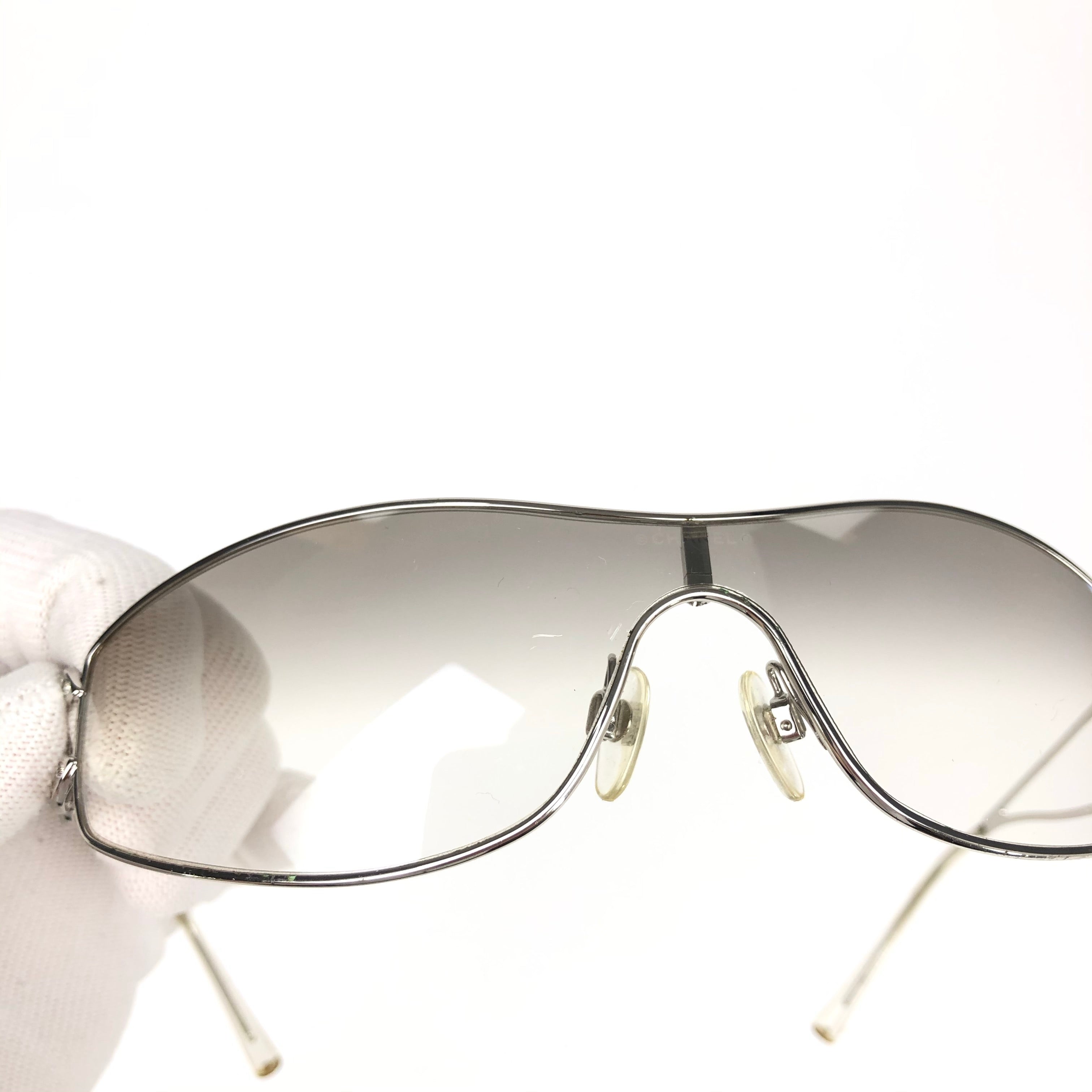 Chanel Rimless Visor Sunglasses