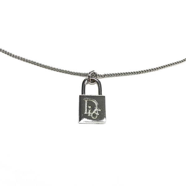Christian Dior Padlock Necklace