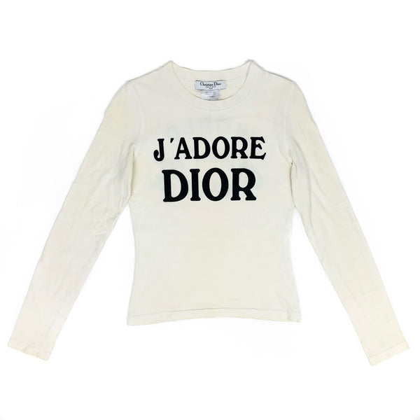 Christian Dior ‘J’adore Dior’ Long Sleeve Top