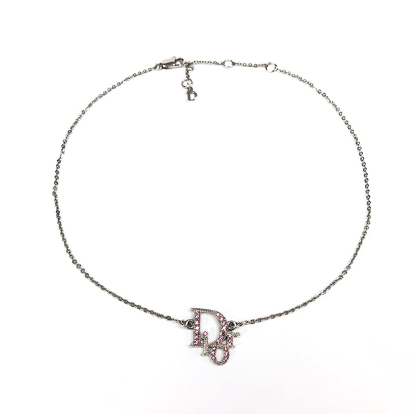 Christian Dior Pink Jewelled Necklace