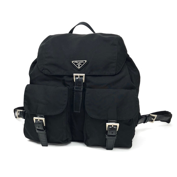 Prada Nylon Double Buckle Backpack