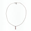 Christian Dior Vertical Spell-out Necklace