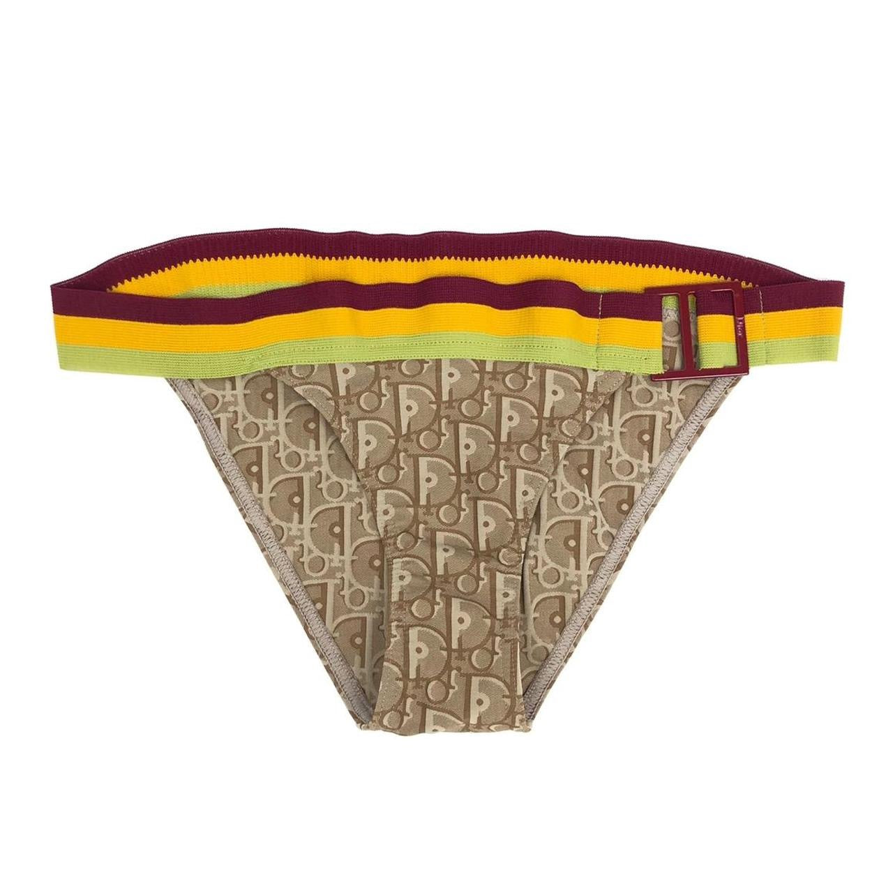 CHRISTIAN DIOR RASTA BIKINI BOTTOMS