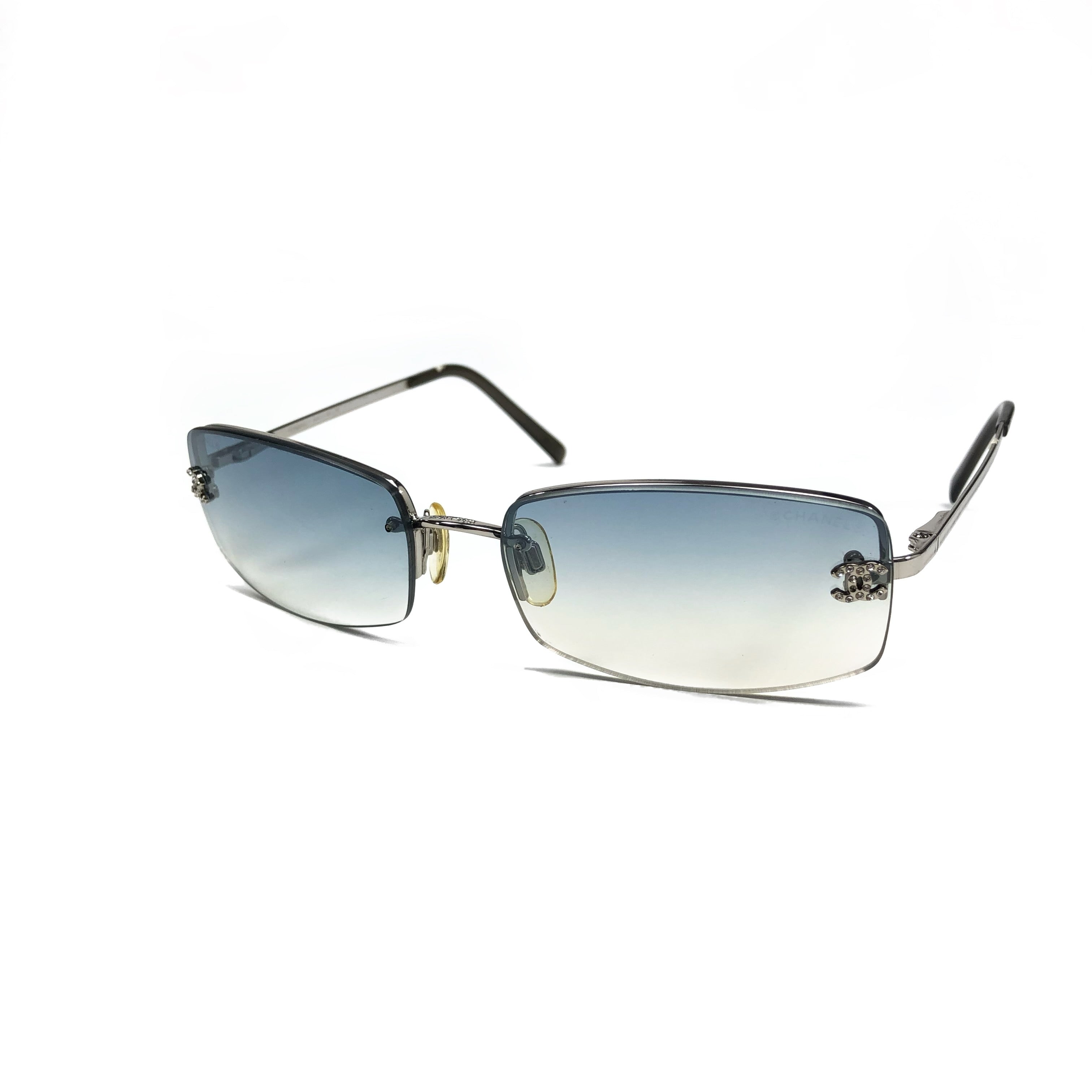 Chanel Blue Gradient Sunglasses