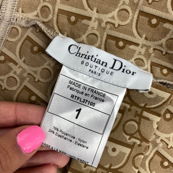 Christian Dior Rasta Collection Monogram Skirt from 2004